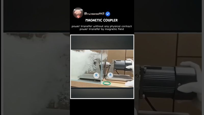 great coupling magnetic coupler #demonstration #science #engineering