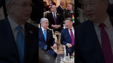 Касым-Жомарт Токаев и Си Цзиньпин беседуют в Кремле #президентказахстана