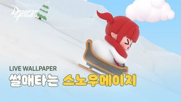 [Live Wallpaper][DNF] '썰매타는 스노우메이지' 라이브 월페이퍼 ▶NePLi