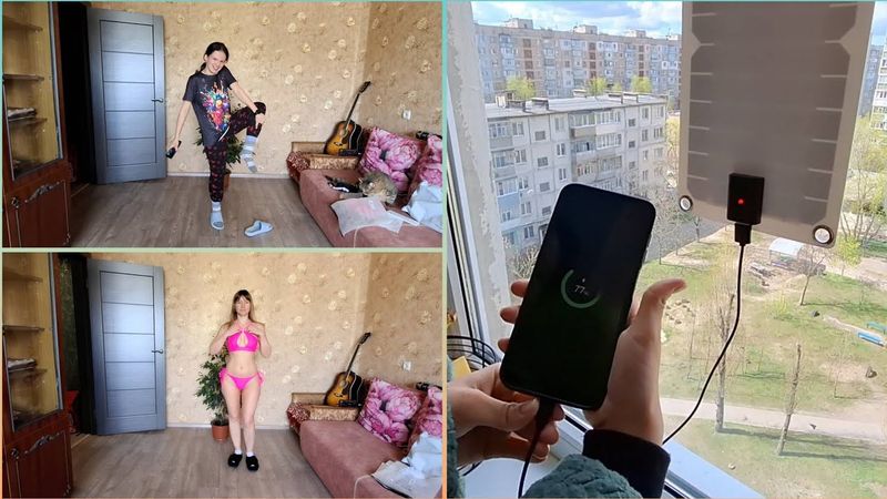 Membongkar paket dari Temu