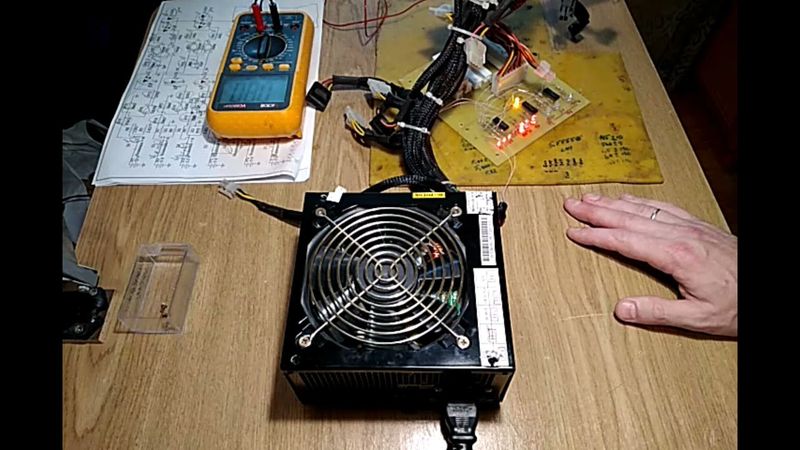 Ремонт компьютерного блока питания Thermaltake TR2-470 NP