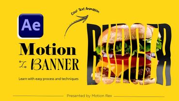 Cool Motion Poster Animation in After Effects |Title Animation In after effects - Motion Rex