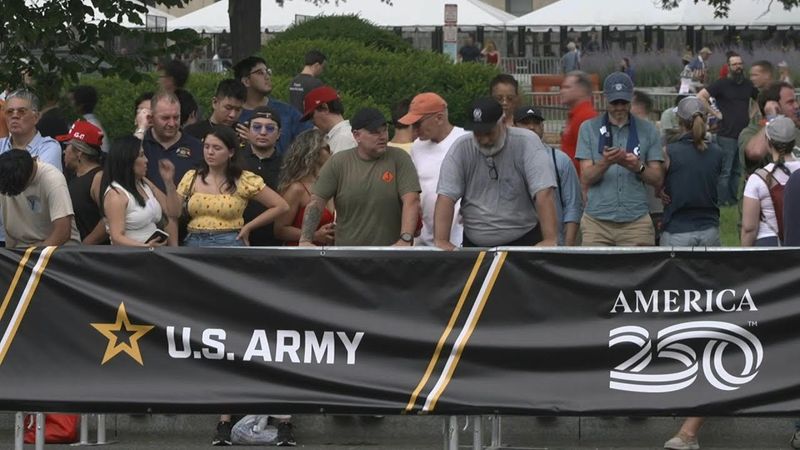 People gather in Washington to watch Trump's military parade | AFP