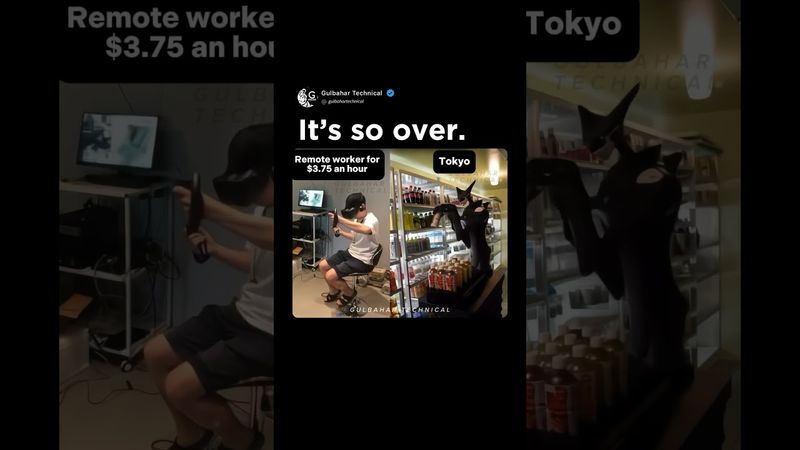 Sci-Fi Becomes Real in Japan 🇯🇵 | VR Remote Jobs Are Taking Over 🧠
