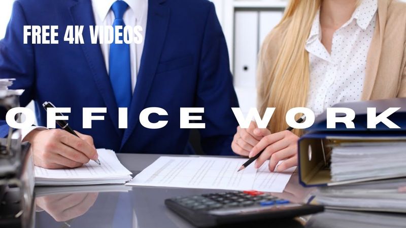 FREE 4K/HD OFFICE WORK//PROFESSIONAL//CORPORATE//BUSINESS STOCK FOOTAGE - NO COPYRIGHT VIDEOS.
