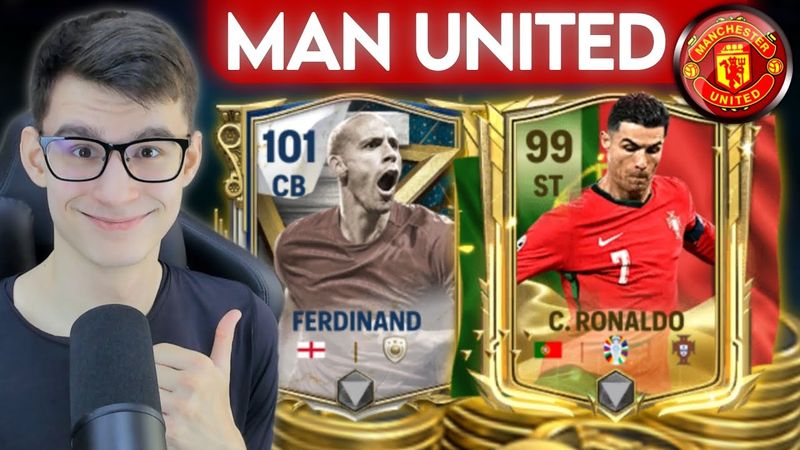 СОБРАЛ ЛЕГЕНДАРНЫЙ СОСТАВ МАНЧЕСТЕР ЮНАЙТЕД в FC MOBILE!!