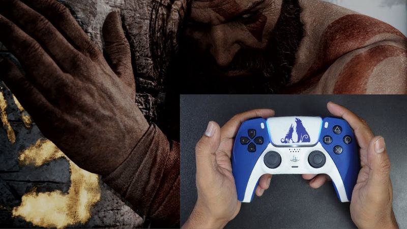 I Made PS5 DualSense God of War Ragnarök Controller