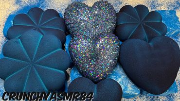 Velvety Blue Crush + Unpolished Chalk | Oddly Satisfying | ASMR | Sleep Aid