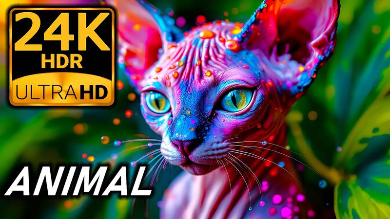 Animal Kingdom in 24K HDR 240FPS  Dolby Vision Magic 🌅🦓