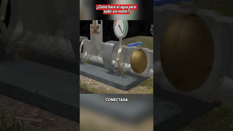 ¿Como hace el agua para subir sin motor?