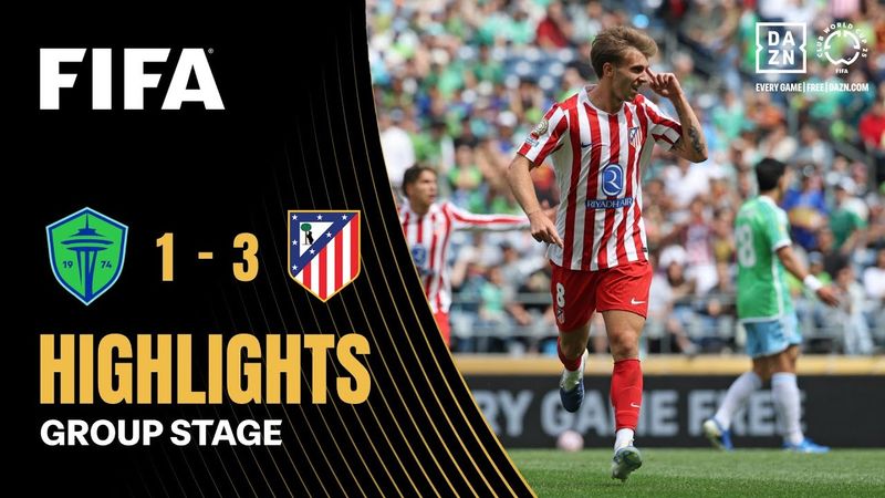Seattle Sounders FC vs Atlético de Madrid Highlights | FIFA Club World Cup 2025