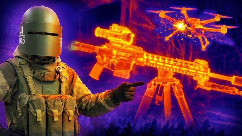 КАК СБИВАЮТ ДРОНЫ НА ПЕРЕДОВОЙ