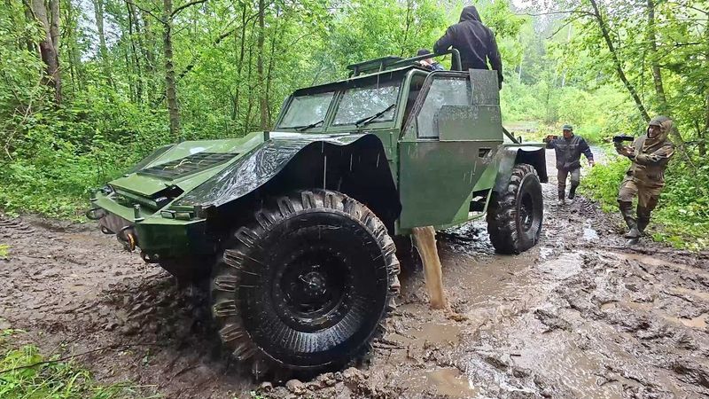 Испытываем вездеход АГ34 от создателя Шерпа!