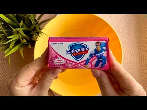 🦩 ASMR SOAP 🌷 Safeguard • Washing • soaping with a sponge🧽
