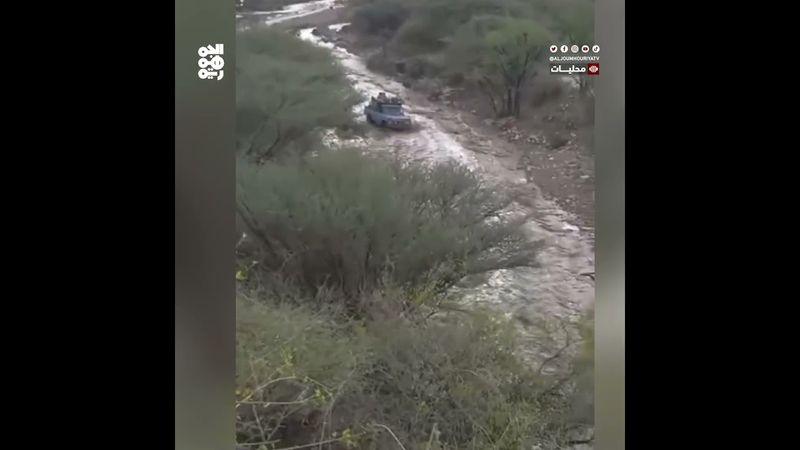 سيول جارفة تدمر أراضي زراعية في القبيطة بلحج