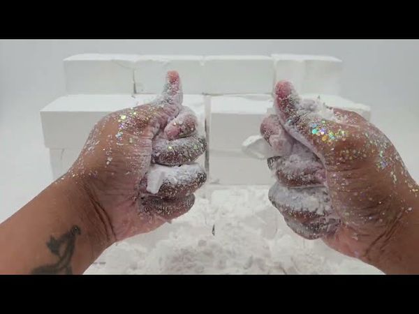 3500 Subbie Thank U | PJ Fresh Blocks | ASMRtists' Brands | Gym Chalk ASMR | Oddly Satisfying