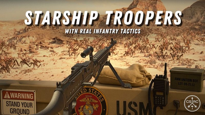 2000 Bugs Vs 200 Marines - Starship Troopers With Real Tactics
