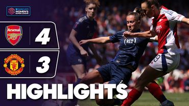 Dramatic Victory For Second Place | Arsenal v Manchester United Highlights | Barclays WSL 2024-25