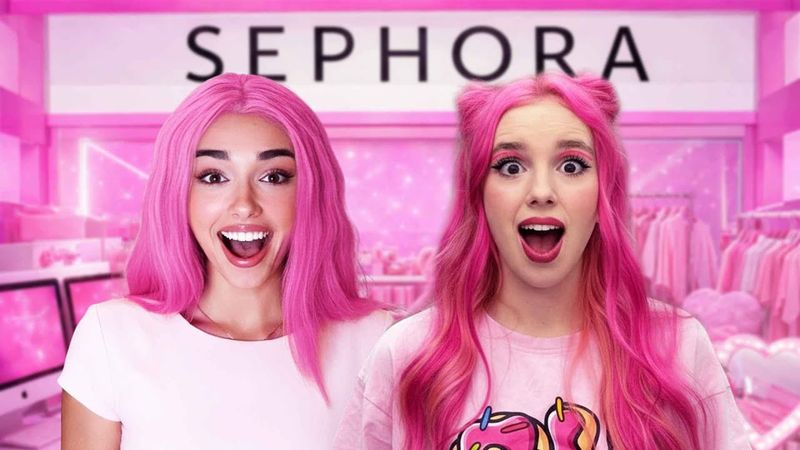 24 Hours in ONE COLOR Challenge! *Living in PINK* with Kat!