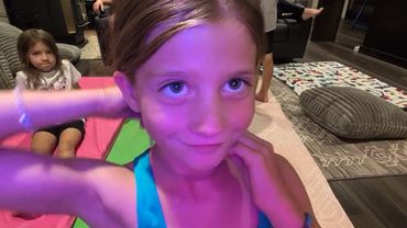 Cousin crew bridge challenge #family #cousins #stretching