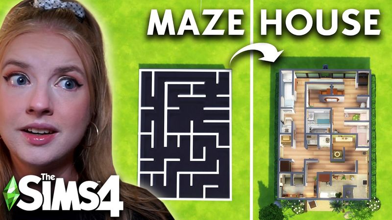 Can I build a *MAZE HOUSE* in The Sims 4?