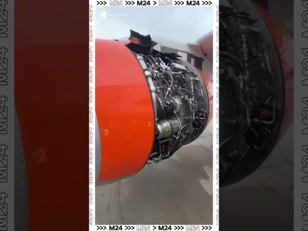 У «Суперджета» отвалился капот 😳