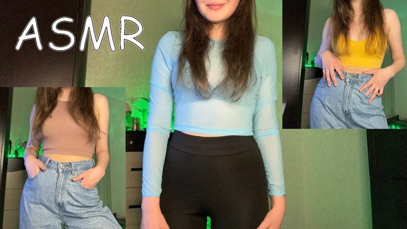 ASMR FABRIC SCRATCHING 💚