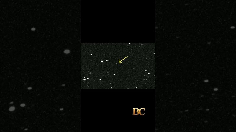 Astronomers spot an interstellar object zipping through our solar system