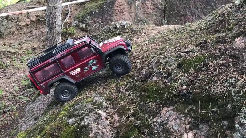 Traxxas TRX-4 Land Rover Defender D110 Scale Crawling #2
