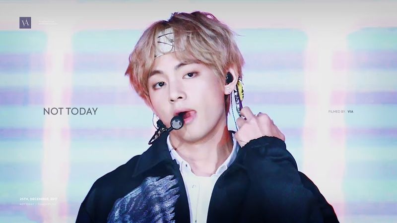 171225 방탄소년단 뷔 낫투데이 직캠｜Not Today BTS V Focus (4K)