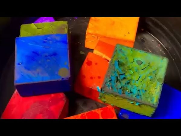 Vibrant Colored Fresh Chalk Blocks