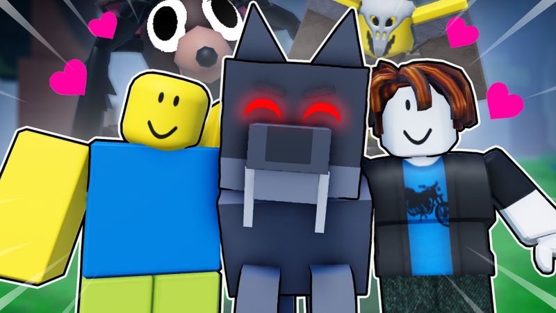 99 NIGHTS IN THE FOREST, BUT ALPHA WOLF IS FRIENDLY! Roblox Animation