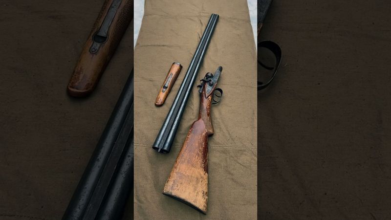Советская двустволка ТОЗ БМ 16 к #оружие #сельскаяжизнь #охота