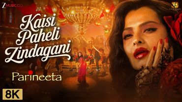 Kaisi Paheli Zindagani 8k Video | Parineeta | Rekha & Sanjay Dutt | Sunidhi Chauhan