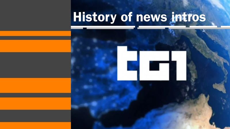History of news intros - RAI TG1