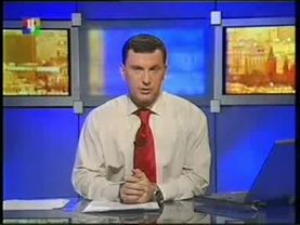 Хазин на канале ТВЦ с Ильей Колосовым 2006