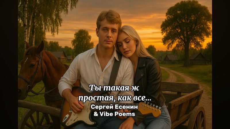 Ты такая ж простая, как все… Сергей Есенин & Vibe Poems