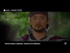 Gyebaek - destinul unui războinic, de luni până vineri, ora 17, la TVR1