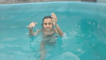 Uma rotina na piscina comigo (sábado)