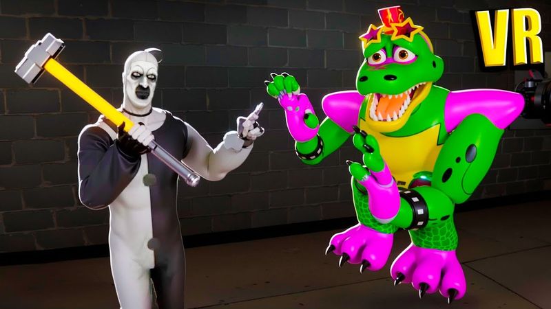 VR Ich erschrecke Giga Monti als Clown in Bonelab FNAF COOP Bonelab Mod Mimic ist zurück