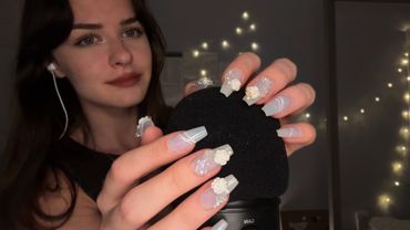 Fast to Slow Mic Scratching with Tape Under, Setting & Breaking Pattern [ASMR] (No Talking)