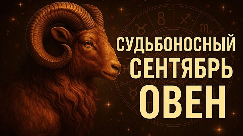 Овен. На сентябрь на каждый день. ТОЧНЫЙ Судьбоносный сентябрь. Что изменится именно для вас.