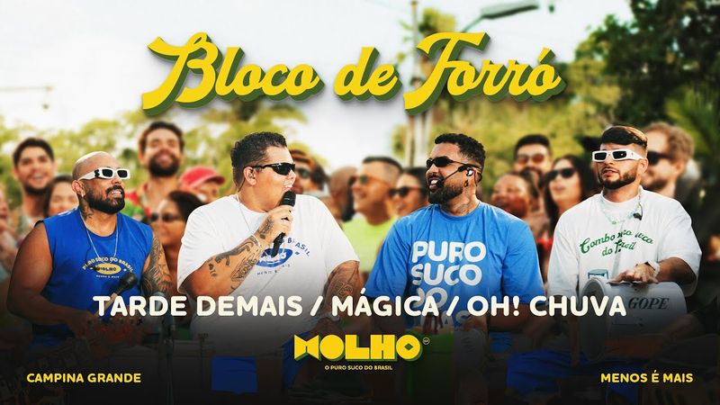 Grupo Menos É Mais - Tarde Demais / Mágica / Oh! Chuva (Ao Vivo)