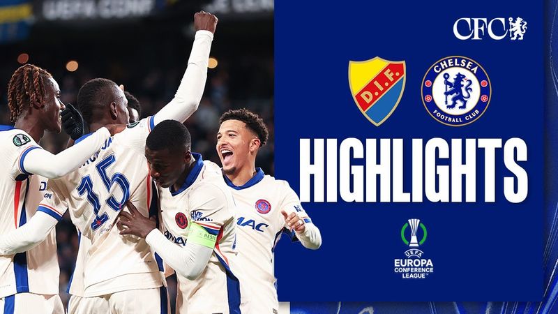 Djurgården 1-4 Chelsea | HIGHLIGHTS | UEFA Europa Conference League 24/25