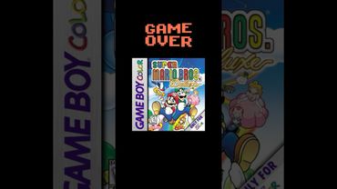 Evolution of Super Mario Game Over Themes (1983 - 2023) #shorts #mario #gameover #music #supermario