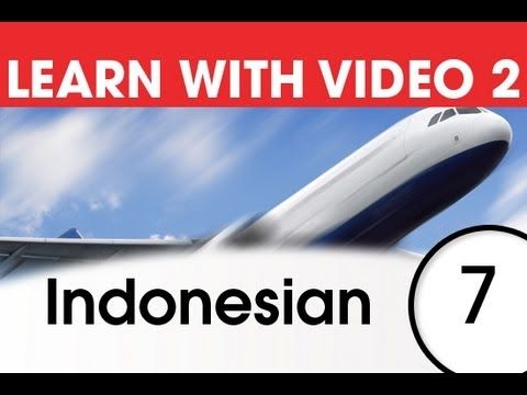 Learn Indonesian with Pictures and Video - Getting Around Using Indonesian