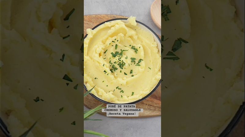 PURÉ DE PATATAS CREMOSO Y SALUDABLE | Receta Vegana!#recetasveganas #puredepatata#papas