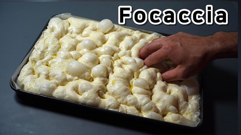 Foolproof Focaccia: Big Bubbles Every Time! Anyone can make.