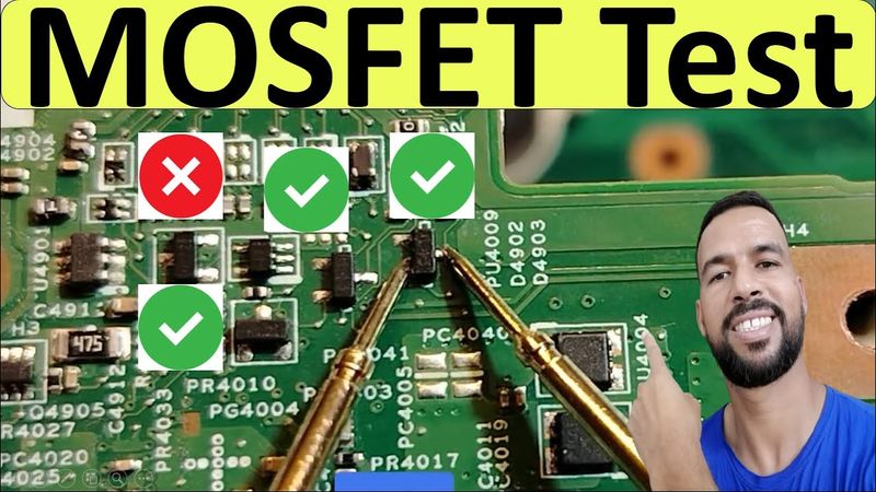 A maneira MAIS RÁPIDA de testar MOSFETs SMD | Como testar MOSFETs com multímetro - Parte 3