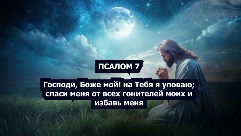 Псалом 7 - Господи, Боже мой! на Тебя я уповаю | Библия под песни | Нейро Христианин